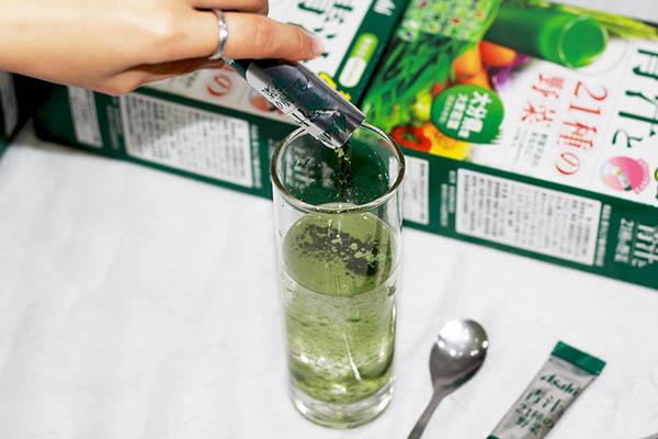 cach dung bot rau cu asahi nhật