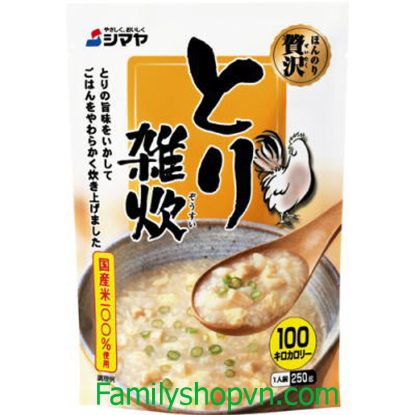 cháo shimaya thịt gà Nhật Bản 4901740710098