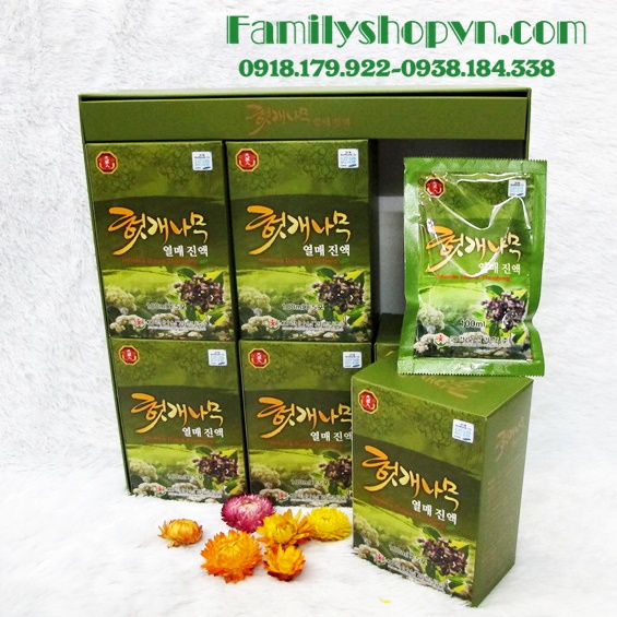 Nước bổ gan giải rượu hộp vuông