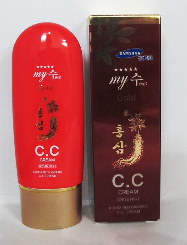 Kem nền CC Cream Hồng sâm đỏ My Gold 8809082396177