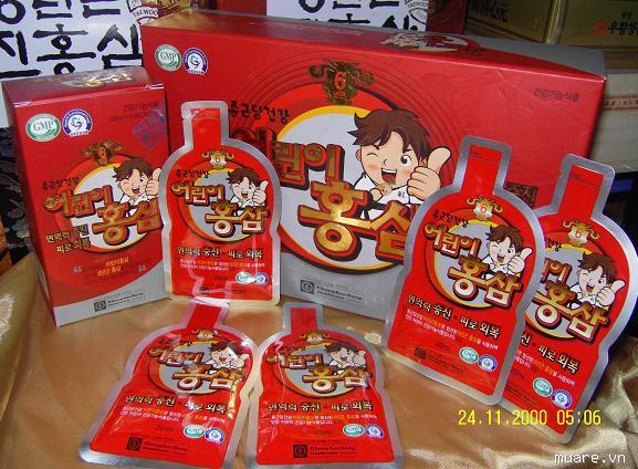 Nước hồng sâm baby