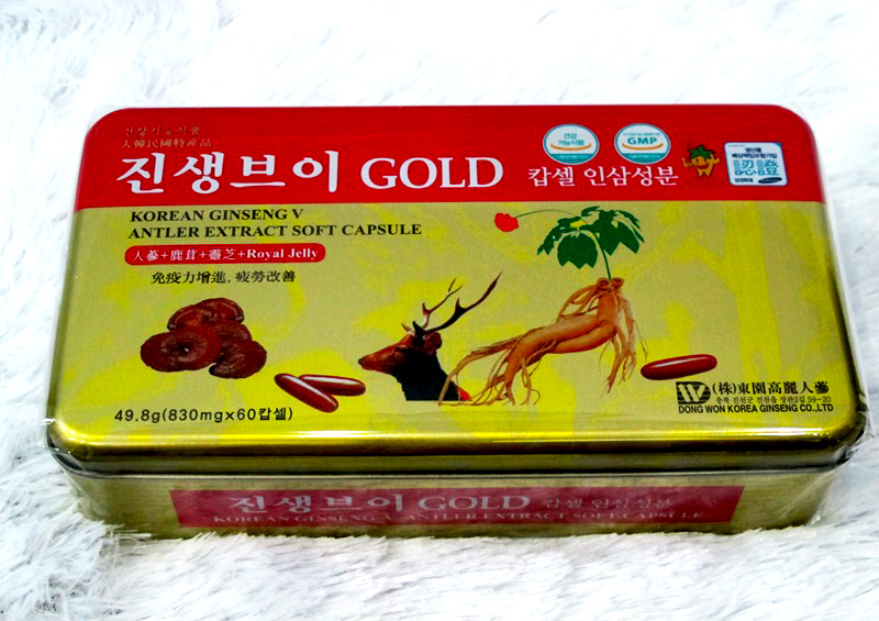 Viên sâm nhung linh chi dongwon 60v