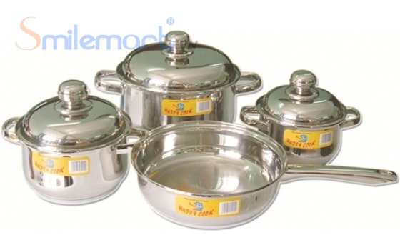 Bộ nồi inox Haapy cook HOLLOW 7 PCS 