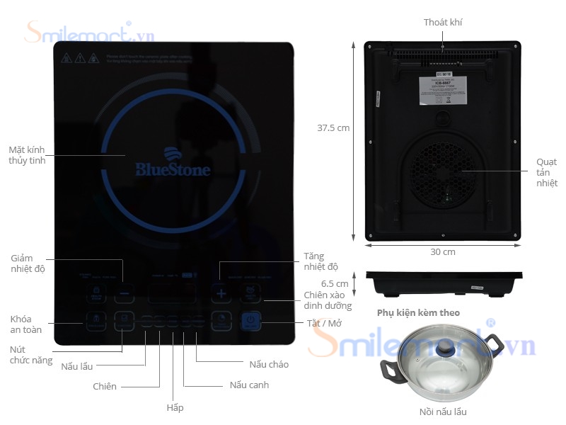 Bếp từ Bluestone ICB-6667