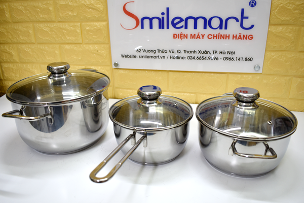 Bo noi inox Fivestar 5 chiec gia tot