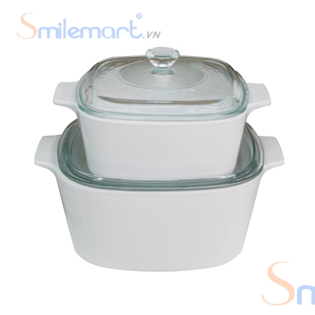 Bộ 2 nồi CORNINGWARE Classic A-1.5 và A-3 