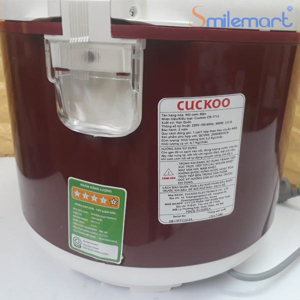 noi com dien Cuckoo CR-1713