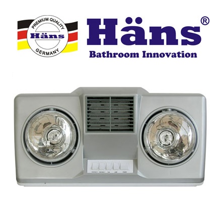 Đèn sưởi nhà tắm Hans nhập khẩu công nghệ Đức
