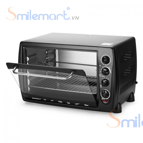 Lò nướng 50 lít Sanaky VH-508S có thể nướng được chiếc bánh Pizza cỡ lớn