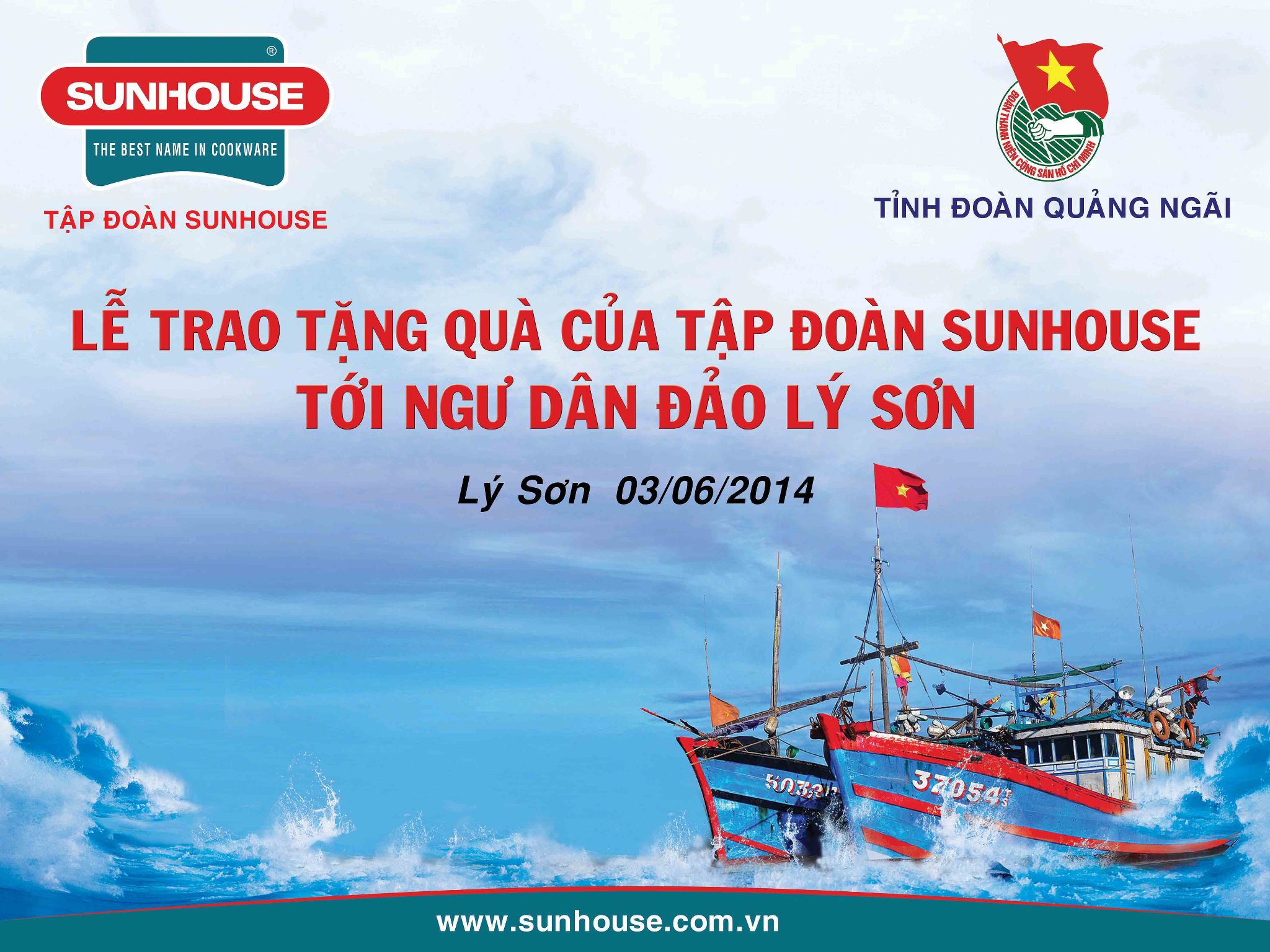 Cùng Sunhouse ủng hộ nhân dân huyện đảo Lý Sơn