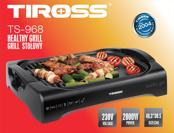 Vỉ nướng điện không khói Tiross TS-968