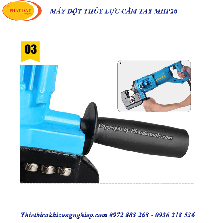 Máy Đột Lỗ Thủy Lực Cầm Tay MHP20 PADA