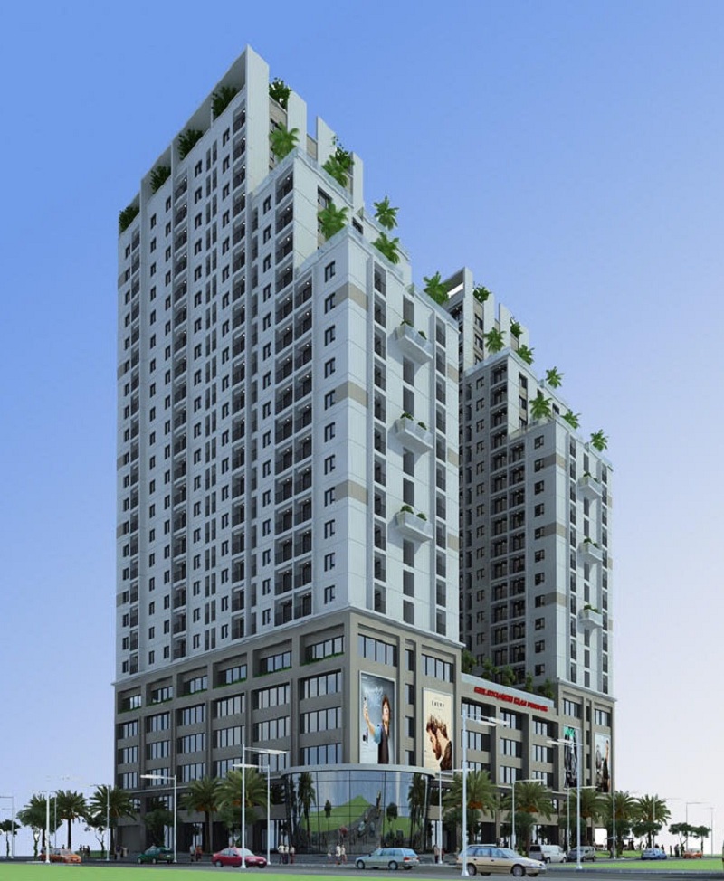 Chung cư cao tầng Đuôi Cá Giải Phóng - Geleximco