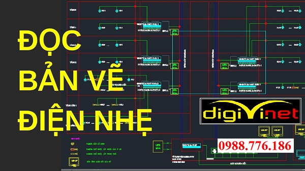 Bản vẽ thi công hệ thống điện nhẹ cần được đọc chi tiết.