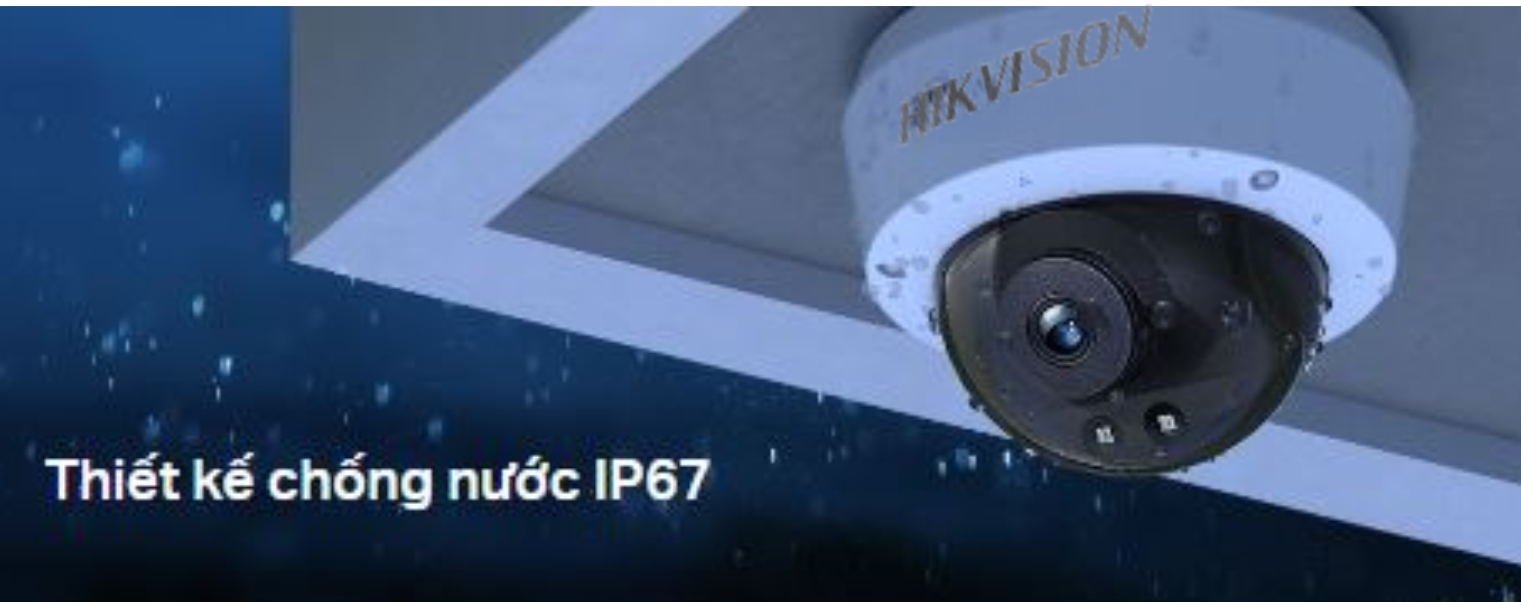 tính năng chống nước IP67 của Camera Hikvision DS-2CD1123G2-LIUF