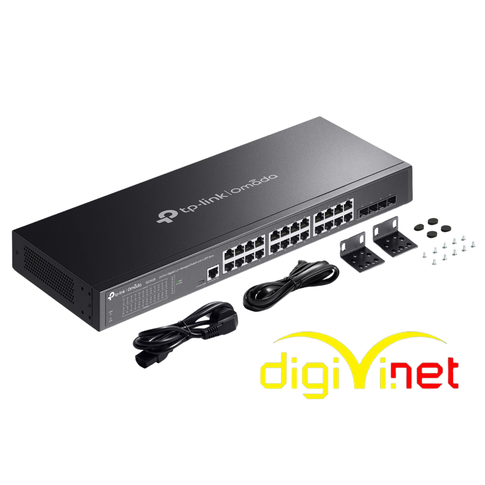 TL-SG3428 - Omada: Switch Quản Lý Mạng L2+ Đỉnh Cao Với 24 Cổng Gigabit và 4 Khe Cắm SFP