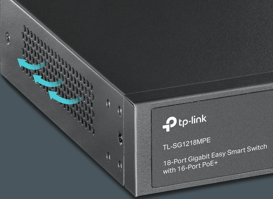 TL-SG1218MPE - Omada: Switch Thông Minh 16 Cổng Gigabit Với 2 Khe Cắm SFP