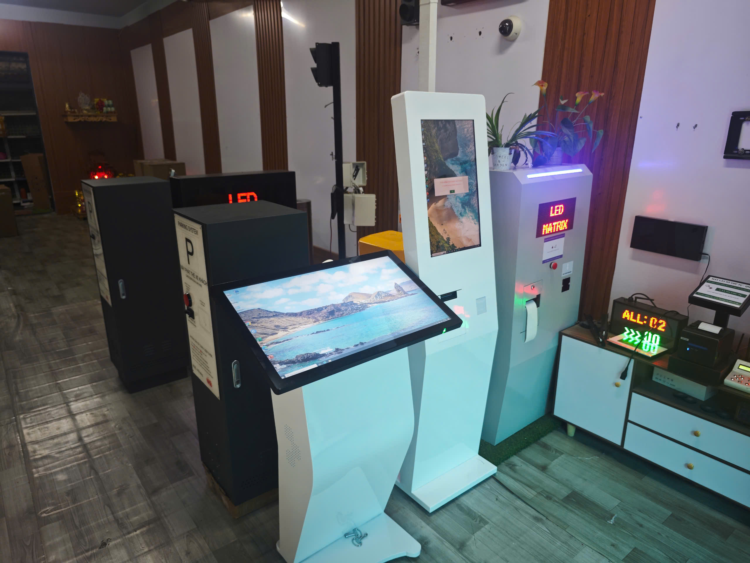 2. Nguyên lý hoạt động của hệ thống xếp hàng tự động