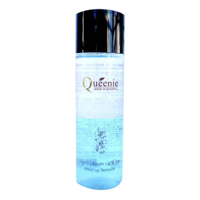 mỹ phẩm queenie nước tẩy trang mắt & môi bổ sung Collagen Queenie 100 ml