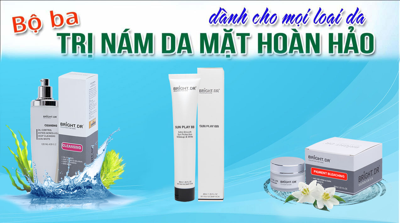 bộ 3 trị nám bright doctors