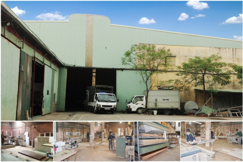 xưởng sản xuất tủ bếp