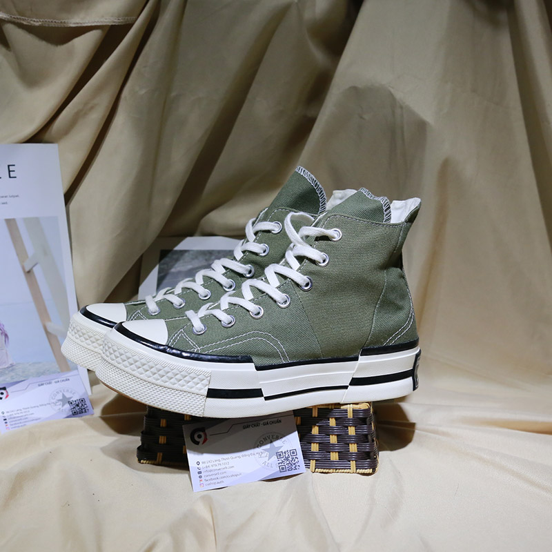 Converse chuck 70 plus 1970s cao cổ vải xanh CCVX070