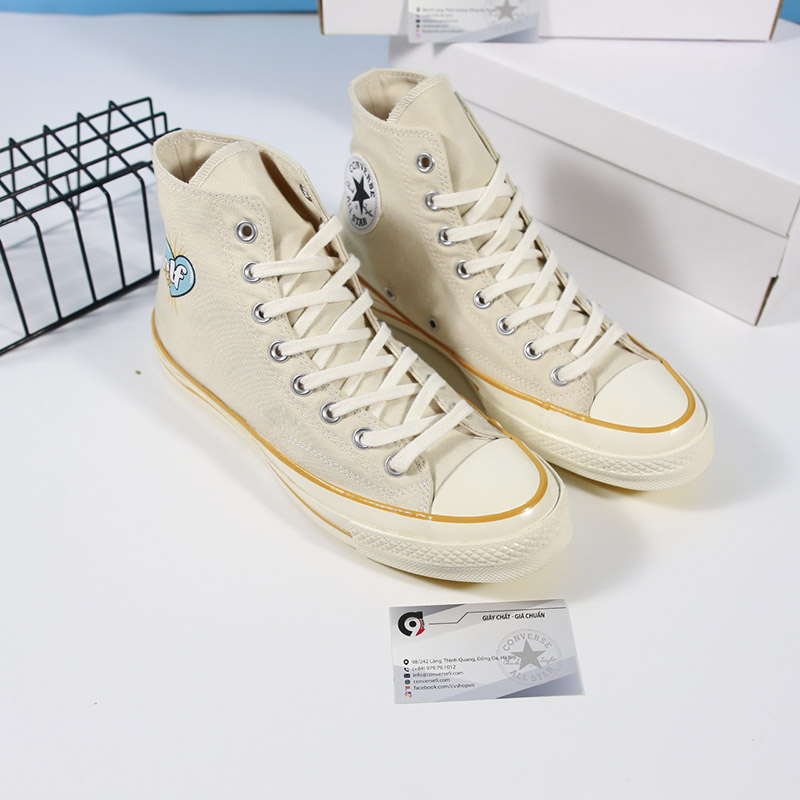 Converse 1970s Golf cao cổ vải vàng CCVV040