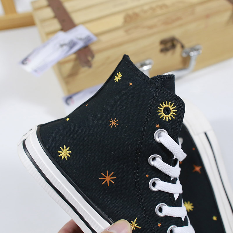 Converse cao cổ vải đen CCVD090