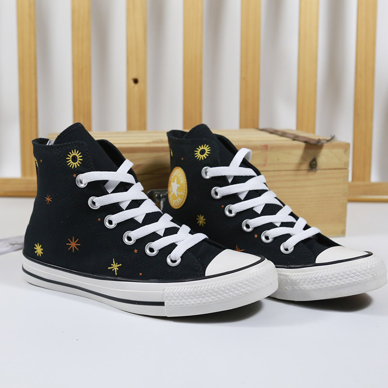 Converse cao cổ vải đen CCVD090