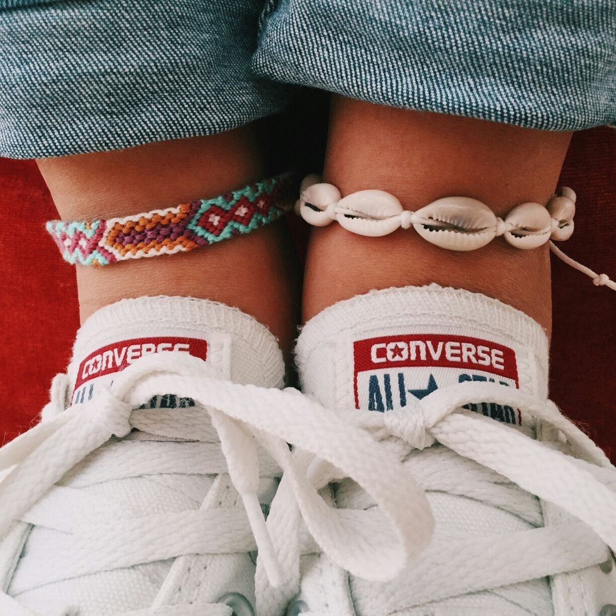 Converse classic thấp cổ vải trắng CTVT015