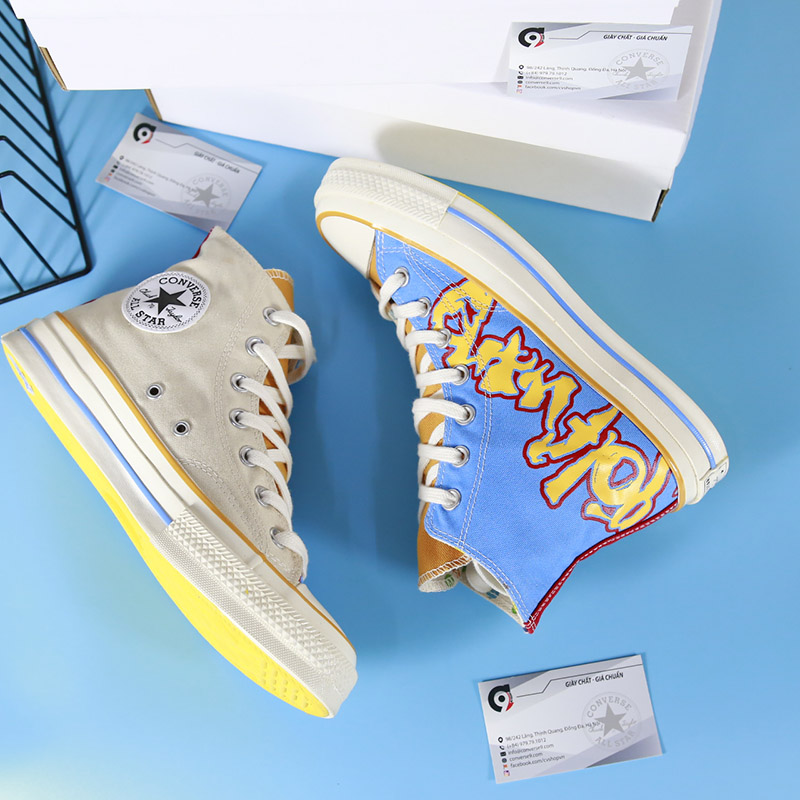 Converse x GOLF WANG cao cổ vải họa tiết CCVH104