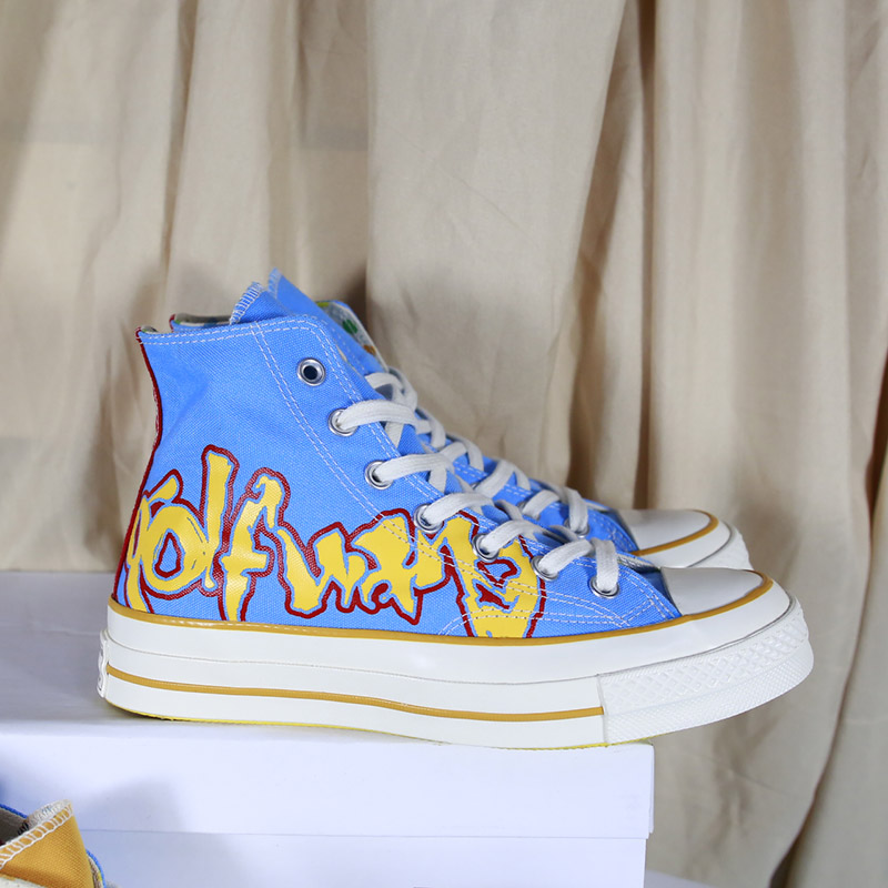 Converse x GOLF WANG cao cổ vải họa tiết CCVH104