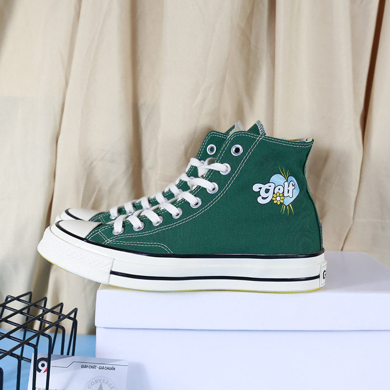 Converse x Golf Wang 1970s cao cổ vải xanh CCVX065