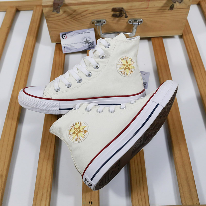 Converse cao cổ vải vàng CCVV044