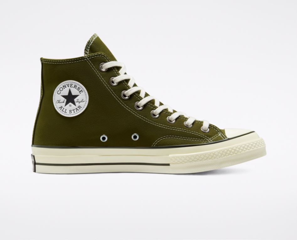 converse chuck 70 vintage canvas dark moss