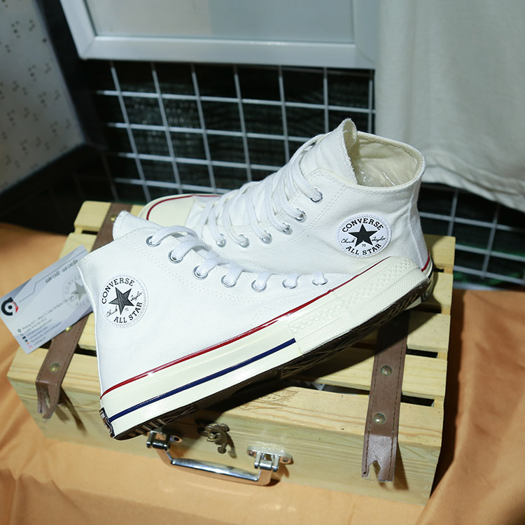 Converse 1970s cao cổ vải trắng CCVT058