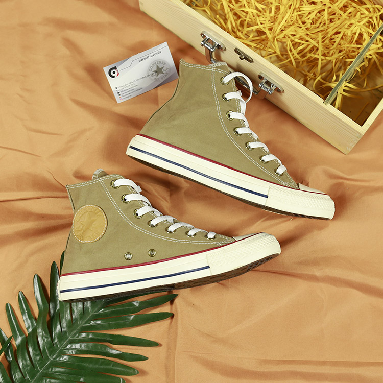 Converse cao cổ vải vàng