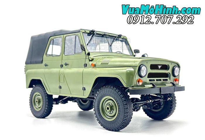 Xe ô tô điều khiển từ xa WPL C94 RTR - Xe UAZ 469 huyền thoại tỷ lệ 1:12