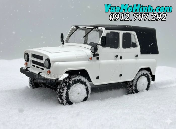 Xe ô tô điều khiển từ xa WPL C94 RTR - Xe UAZ 469 huyền thoại tỷ lệ 1:12