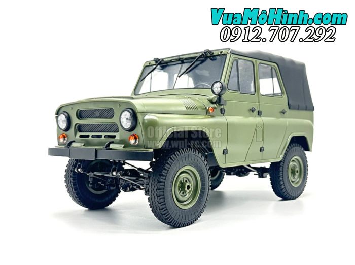 Xe ô tô điều khiển từ xa WPL C94 RTR - Xe UAZ 469 huyền thoại tỷ lệ 1:12