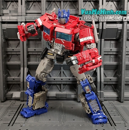 quà tặng sinh nhật bé trai Mô hình Robot Transformers Optimus biến hình xe ô tô tải đầu kéo