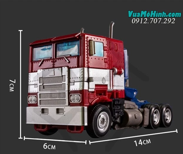  Mô hình Rô bốt Transformers Optimus biến hình xe ô tô tải đầu kéo đồ chơi thông minh cho bé