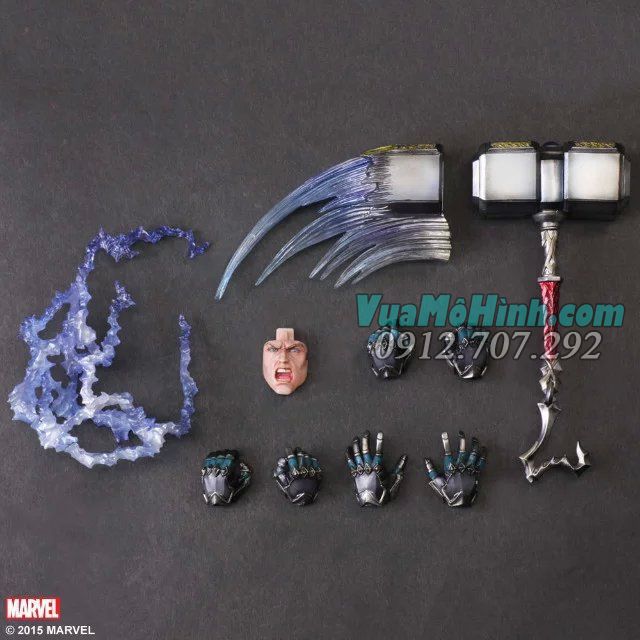 Mô hình nhân vật Thor thần sấm Marvel Universe Variant Play Arts Kai Action Figure