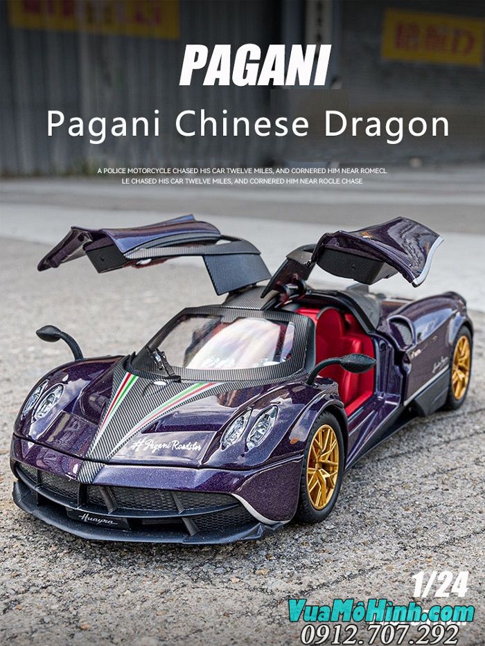 Mô hình xe Pagani Huayra Dinastia tỉ lệ 1/24 hãng Chezhi