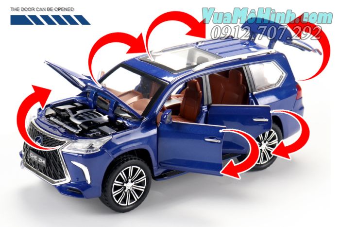 Xe ô tô mô hình tĩnh Lexus LX570 tỉ lệ 1:24