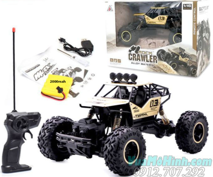 Xe ô tô địa hình điều khiển từ xa Rock Crawler Tỷ Lệ 1:16