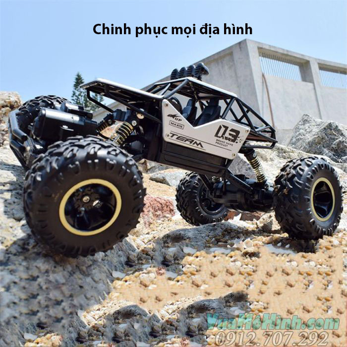 Xe ô tô địa hình điều khiển từ xa Rock Crawler Tỷ Lệ 1:16