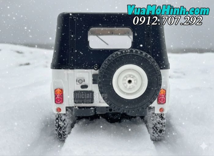 Xe ô tô điều khiển từ xa WPL C94 RTR - Xe UAZ 469 huyền thoại tỷ lệ 1:12