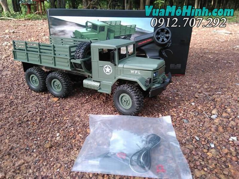 xe tải quân sự mỹ WPL B16 tỉ lệ 1/16 6wd B-16 ô tô RC REO M35 6x6 RTR