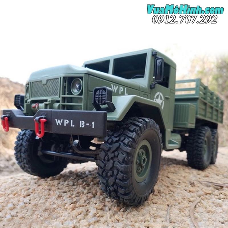 xe tải quân sự mỹ WPL B16 tỉ lệ 1/16 6wd B-16 ô tô RC REO M35 6x6 RTR